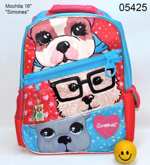 Imagen de MOCHILA 16"  CIERRE AL FRENTE SIMONES 1.26